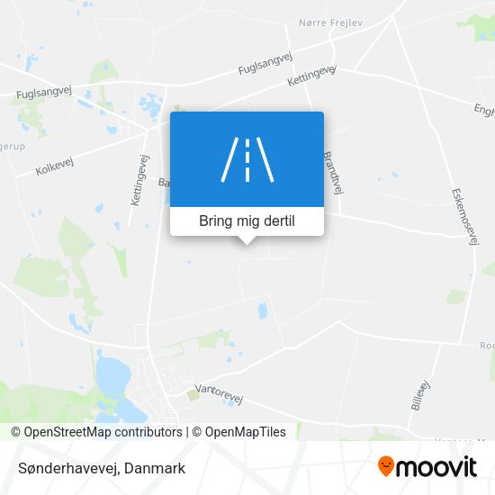 Sønderhavevej kort