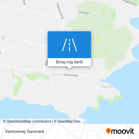 Vantorevej kort