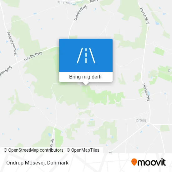 Ondrup Mosevej kort