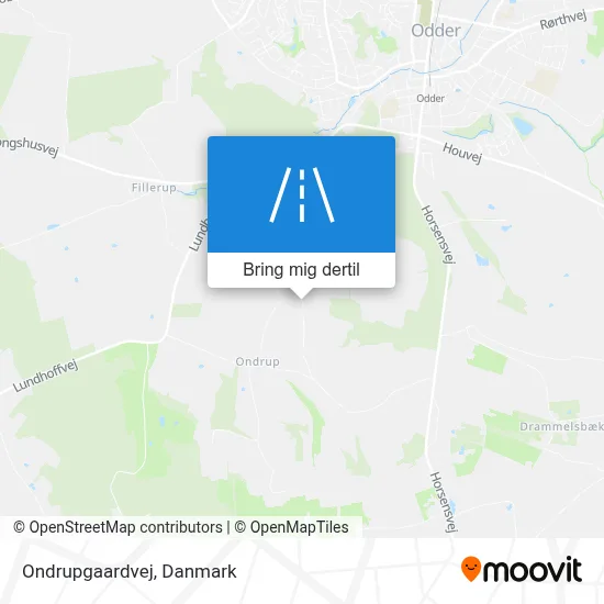 Ondrupgaardvej kort