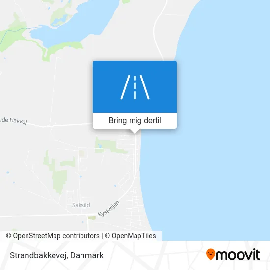 Strandbakkevej kort