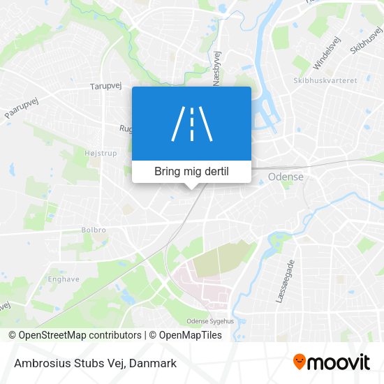 Ambrosius Stubs Vej kort