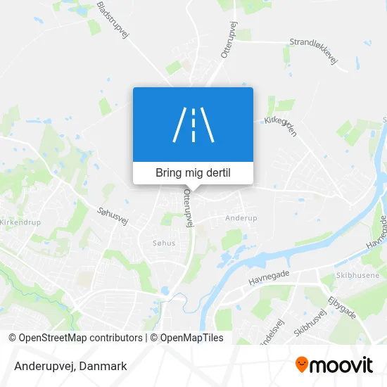 Anderupvej kort