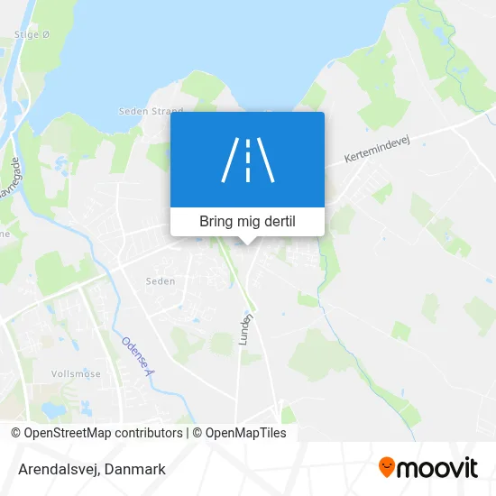 Arendalsvej kort