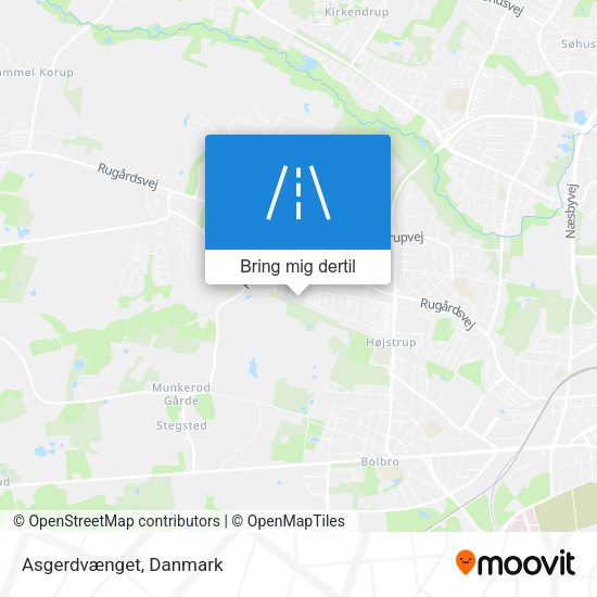Asgerdvænget kort