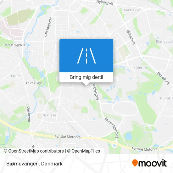 Bjørnevangen kort