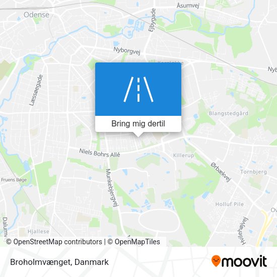 Broholmvænget kort