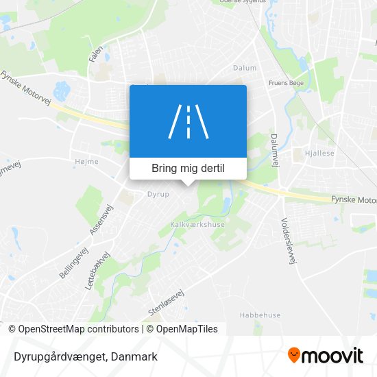 Dyrupgårdvænget kort