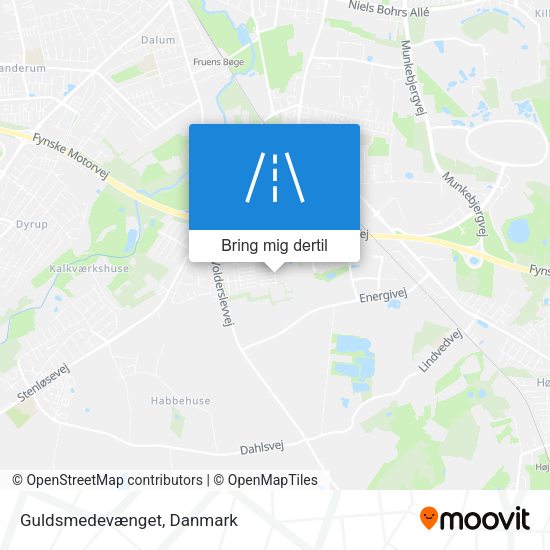 Guldsmedevænget kort