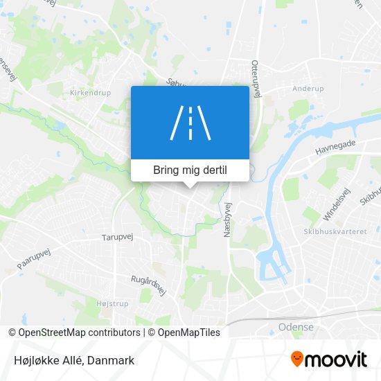 Højløkke Allé kort