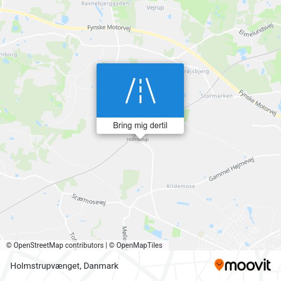 Holmstrupvænget kort