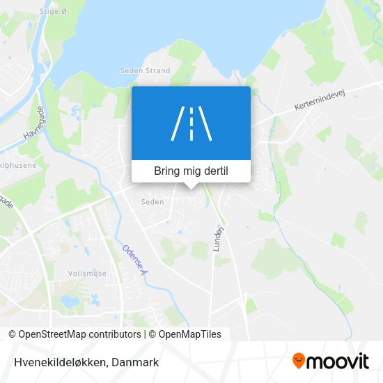 Hvenekildeløkken kort