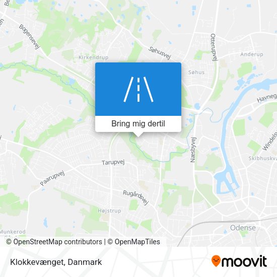 Klokkevænget kort