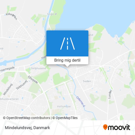 Mindelundsvej kort