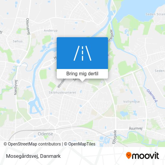 Mosegårdsvej kort