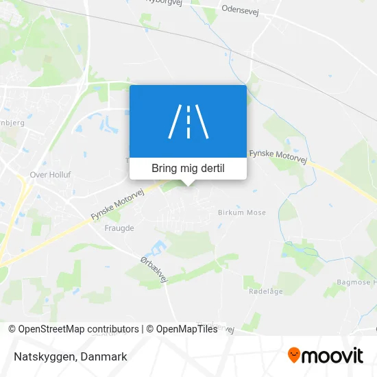 Natskyggen kort