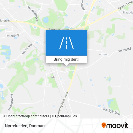 Nørrelunden kort