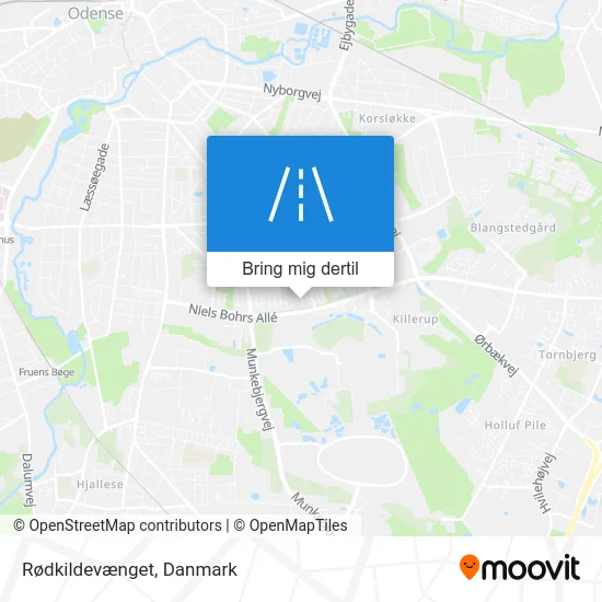 Rødkildevænget kort