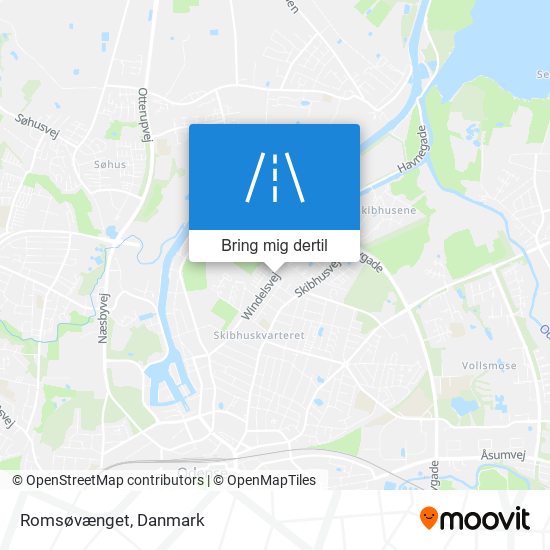 Romsøvænget kort