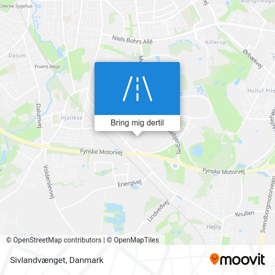 Sivlandvænget kort