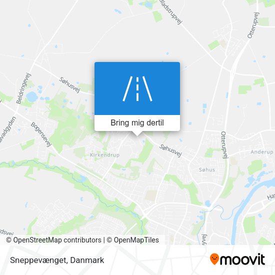 Sneppevænget kort