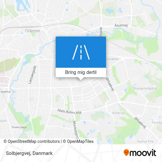 Solbjergvej kort