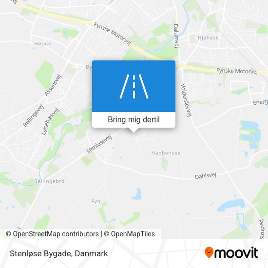 Stenløse Bygade kort