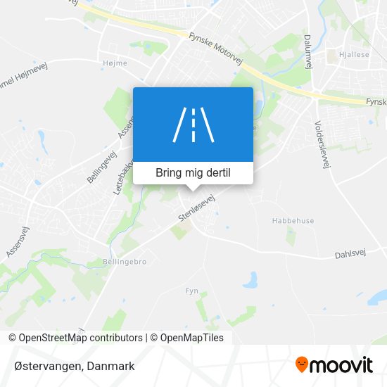 Østervangen kort