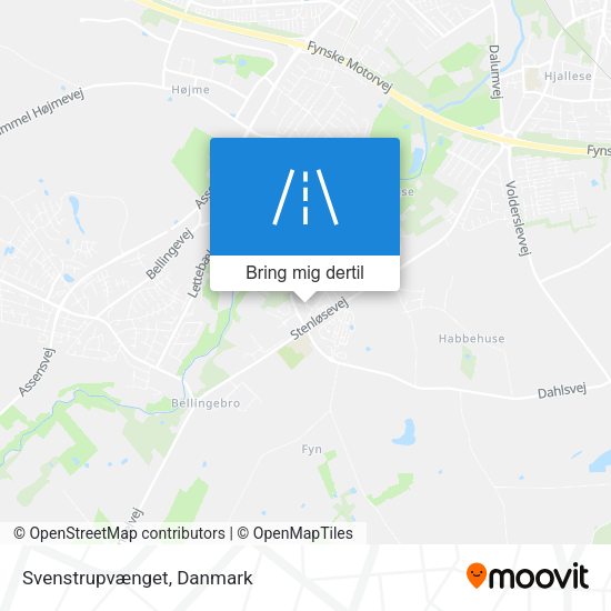 Svenstrupvænget kort