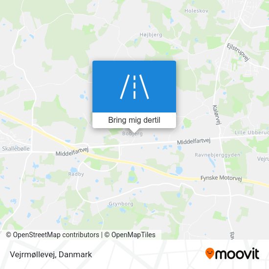 Vejrmøllevej kort