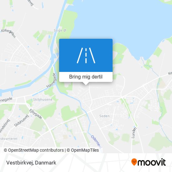 Vestbirkvej kort