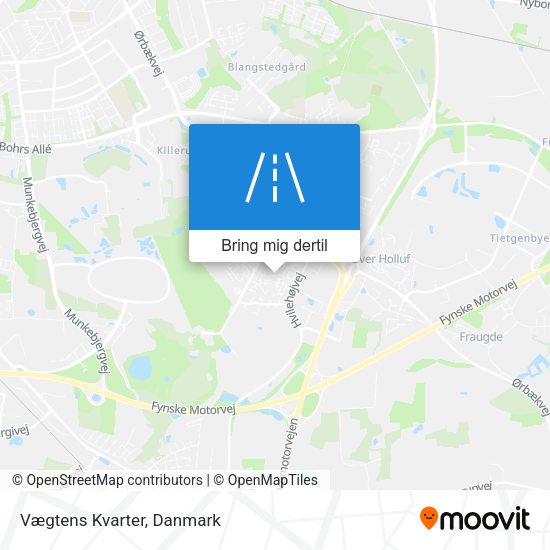 Vægtens Kvarter kort
