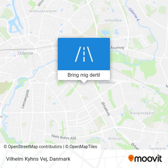 Vilhelm Kyhns Vej kort