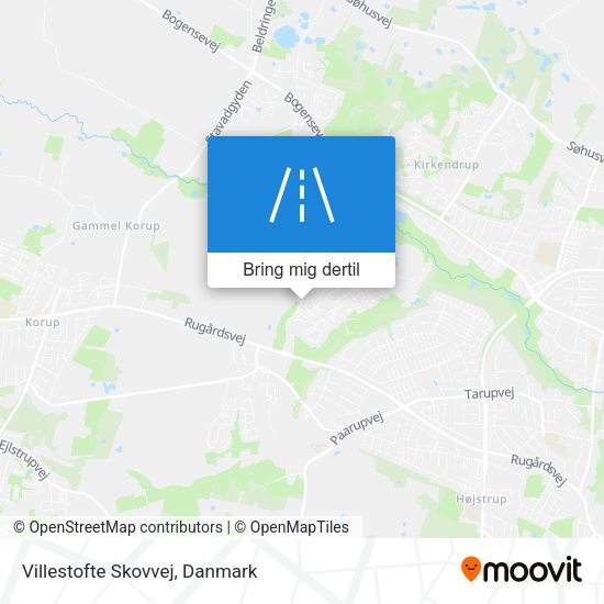 Villestofte Skovvej kort