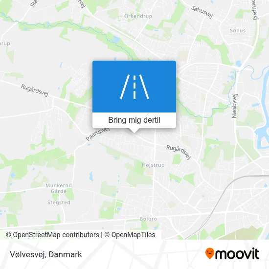 Vølvesvej kort