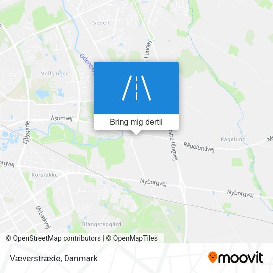 Væverstræde kort