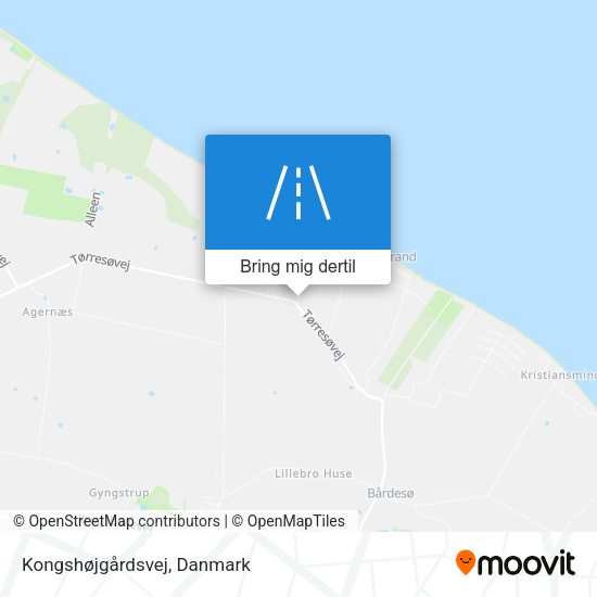 Kongshøjgårdsvej kort