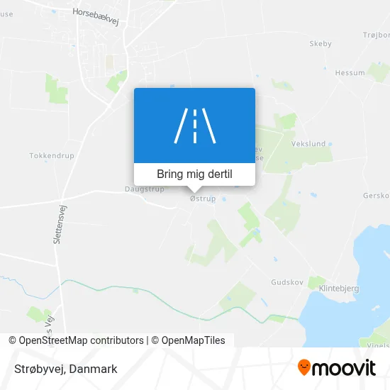 Strøbyvej kort
