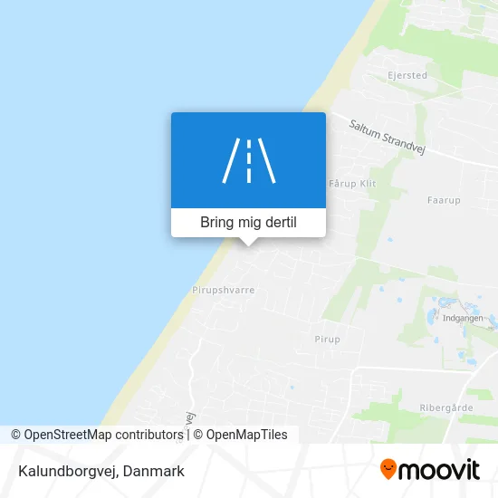 Kalundborgvej kort