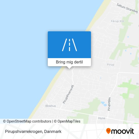 Pirupshvarrekrogen kort