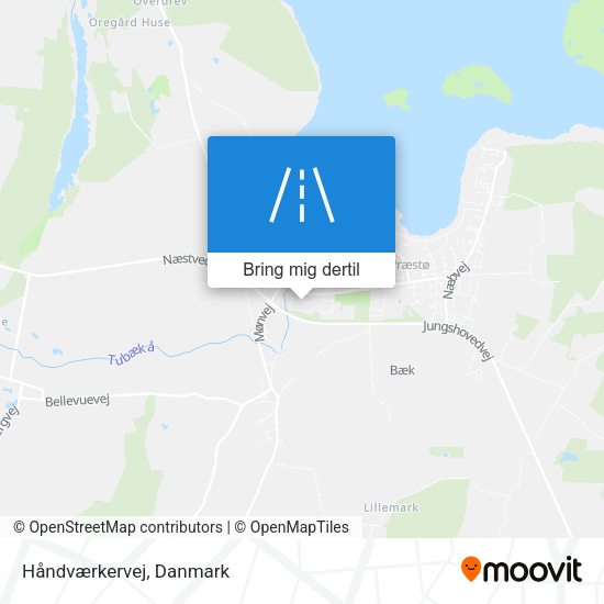 Håndværkervej kort