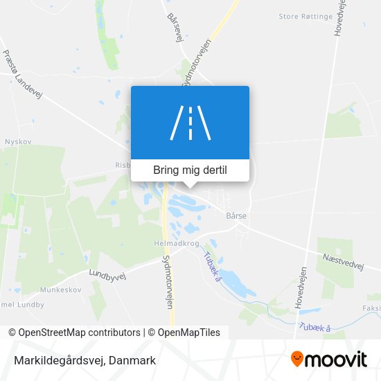 Markildegårdsvej kort