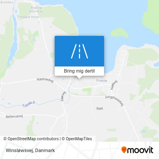 Winsløwsvej kort