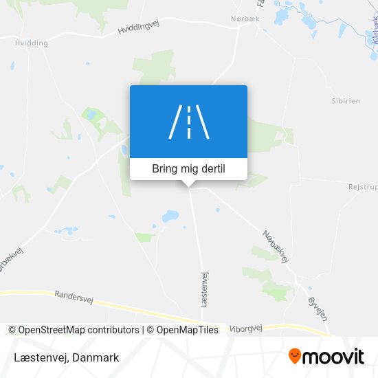 Læstenvej kort