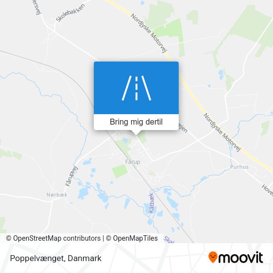 Poppelvænget kort