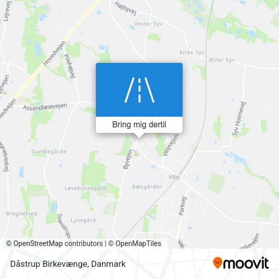 Dåstrup Birkevænge kort