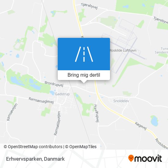 Erhvervsparken kort