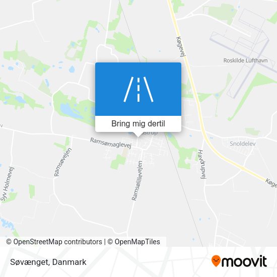 Søvænget kort
