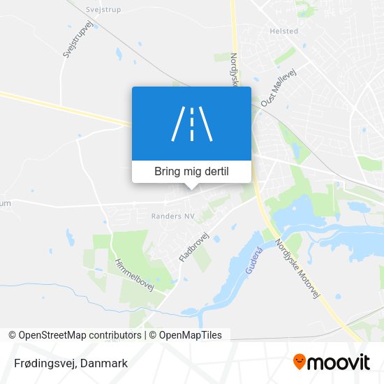 Frødingsvej kort