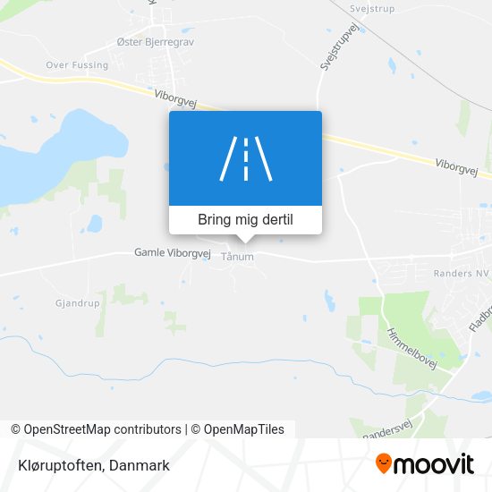 Kløruptoften kort